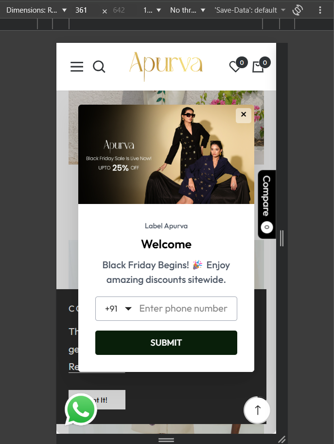 Apurva Label popup image fitting correctly on mobile, after the fix