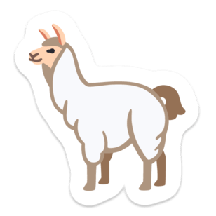 Llama sticker