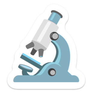 Microscope sticker